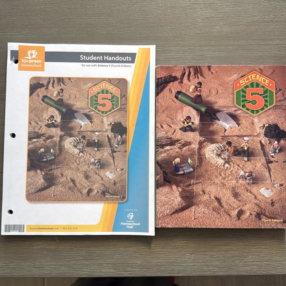 BJU Press Science 5th Grade Printouts